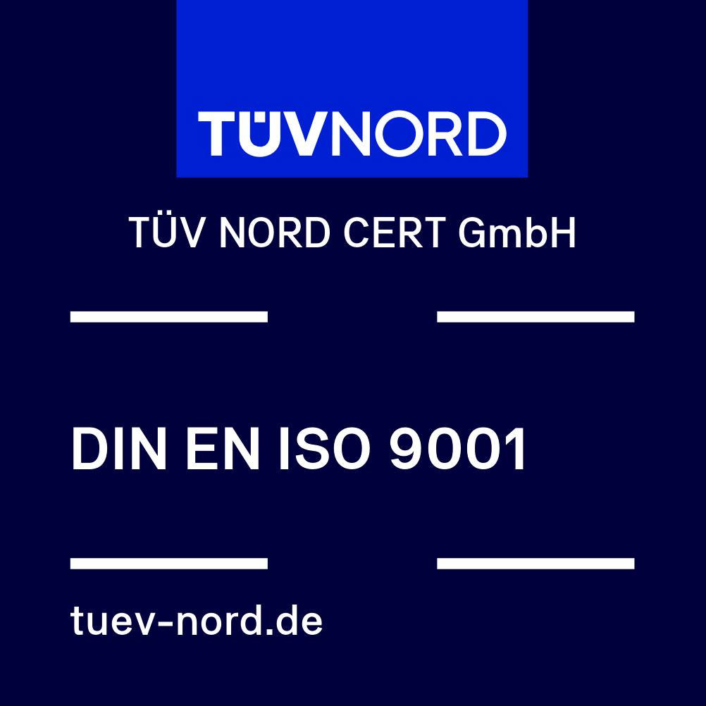 Tüv zertifiziert nach ISO 9001