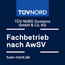 Tüv-Fachbetrieb nach AwSV